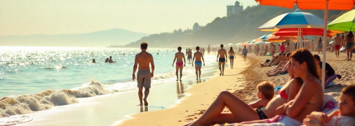 Одесские пляжи – визуализация ИИ