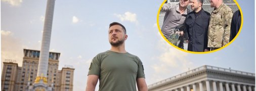 Володимир Зеленський на Хрещатику