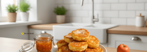 Яблочные оладьи