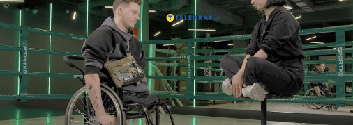 "Енот" и журналистка Виктория Кушнир