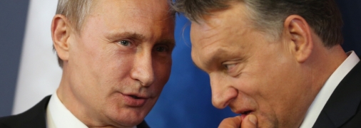 владимир путин и Виктор Орбан