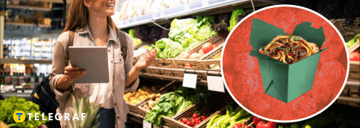 Тарган у продуктовому магазині