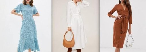 Стильные платья ниже колена, которые не добавят возраста (Фото)