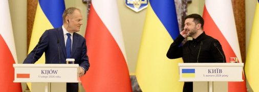 Дональд Туск и Владимир Зеленский