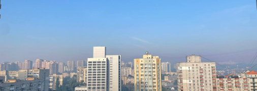 Киев окутала дымка и запах гари  20 сентября