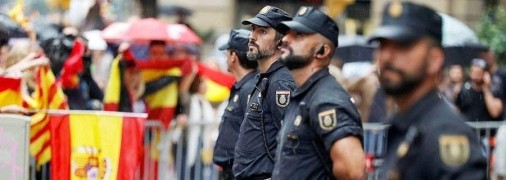 Испанские полицейские