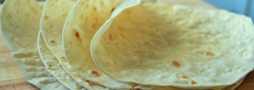 Лаваш со сковородки