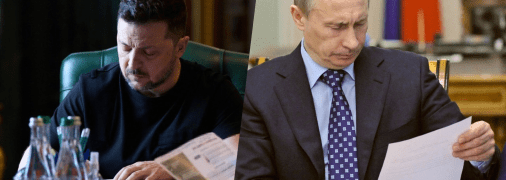 Володимир Зеленський та Володимир Путін