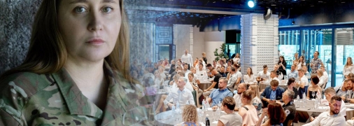 Елена Толкачева была вынуждена покинуть форум молодых бизнесменов в Киеве - мужчин на мероприятии испугала ее форма