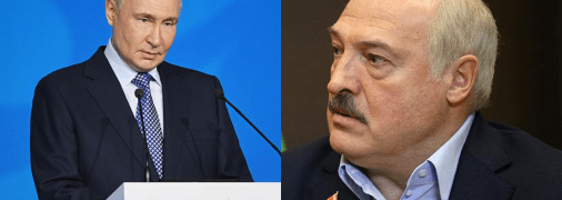 Володимир Путін і Олександр Лукашенко