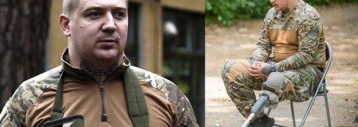 Виталий Скидан ("Бойко"), ветеран "Азова", ныне — 3-й ОШБр, старший инструктор в учебном центре "Резервист"