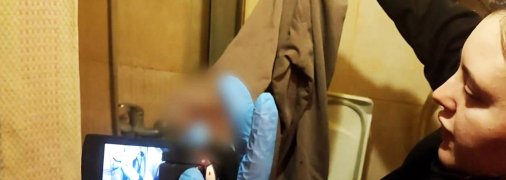 Обшук у помешканні підозрюваного