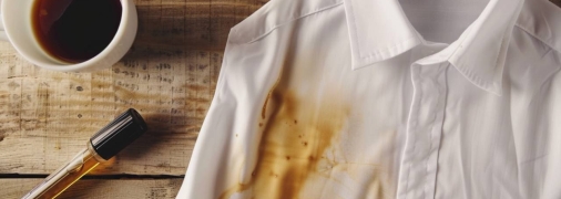 Пятна кофе из одежды можно легко удалить (изображение создано с помощью ИИ)