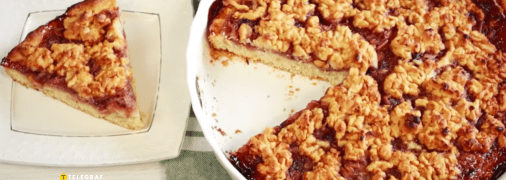 Тертый пирог с вареньем