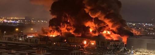 Масштабы пожара поражают