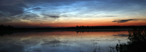 Сріблясті хмари бачать в різних місцях