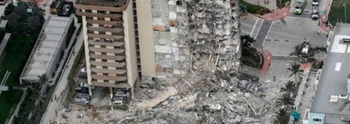 Число погибших при обрушении высотки во Флориде приближается к сотне (фото)