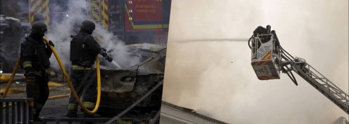 Последствия удара в Днепре