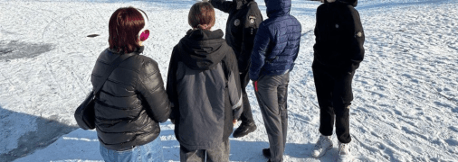 Полиция рассказывает об опасности пребывания на льду