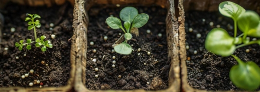 Некоторые культуры можно высаживать в открытый грунт до наступления тепла (изображение создано с помощью ИИ)