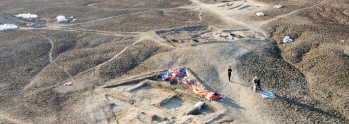 На місці розкопок у Лагаші