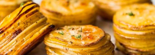 Запеченный с сыром картофель