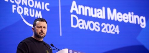 Владимир Зеленский в Давосе