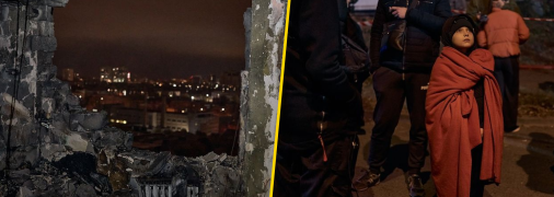 Фото дня: как выглядит квартира изнутри после попадания шахеда в Киеве