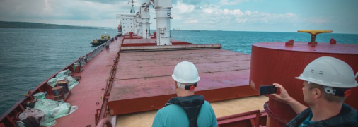 Первая партия украинского продовольствия на пути в Ливан, 2022 год