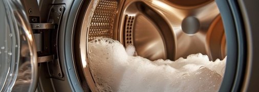 Неприятный запах в стиральной машине легко нейтрализовать (изображение создано с помощью ИИ)