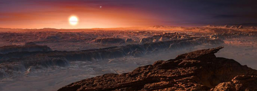 Проксима Центавра b (иллюстрация художника NASA)