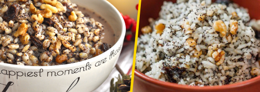 Кутя з пшениці та кутя рису