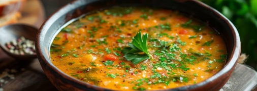 Харчо — это традиционное грузинское блюдо, поражающее своим вкусом и ароматом (изображение создано с помощью ИИ)