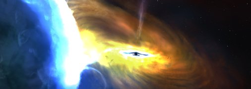 "Напад" чорної діри: зафіксовано найпотужніший космічний вибух