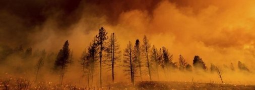 Долина Смерти оправдывает свое название: аномально высокая температура и огненный торнадо на фоне горящих лесов (видео)