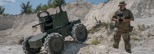 Боевая платформа "Лють 2.0" на вооружении 12-й бригады НГУ "Азов".