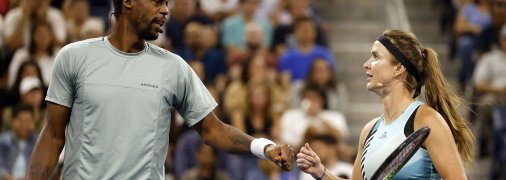 Гаэль Монфис и Элина Свитолина