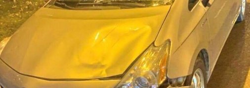 Toyota, сбившая школьника