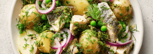 Салат с картофелем и селедкой