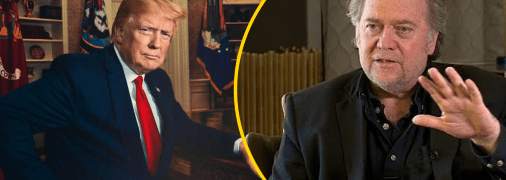 Стів Беннон та Дональд Трамп