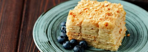 Как приготовить постный наполеон?