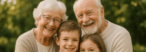 Привітання з Днем бабусь і дідусів у віршах і картинках