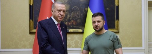 Реджеп Тайіп Ердоган та Володимир Зеленський