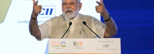 Премьер-министр Индии Нарендра Моди