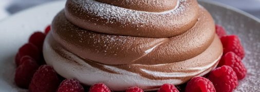 Шоколадное безе просто тает во рту (изображение создано с помощью ИИ)