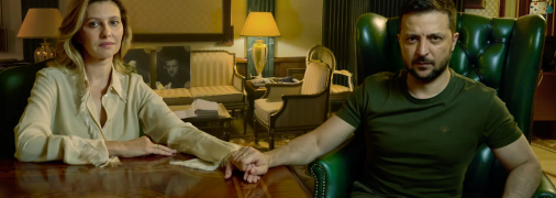 Олена та Володимир Зеленські в об'єктиві Енні Лейбовіц