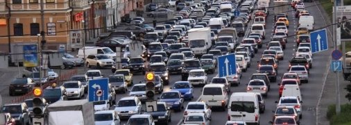 Столица перенасыщена автомобилями