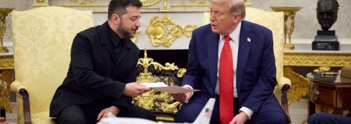 Зеленський і Трамп у Білому домі