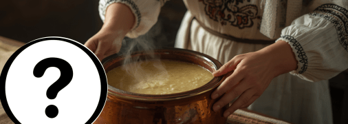 Украинка ставит горшок с "лемишкой"