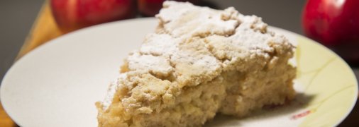 Насыпной яблочный пирог